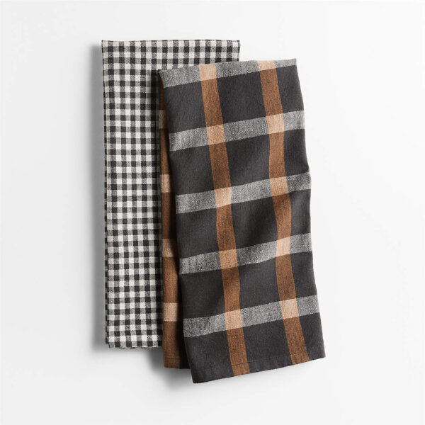 T Daniels - Organic Cotton Kitchen Towels, Set of 2